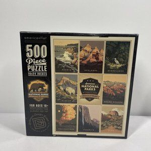 Americanflat National Parks 500 Piece Jigsaw Puzzle 18"x24"